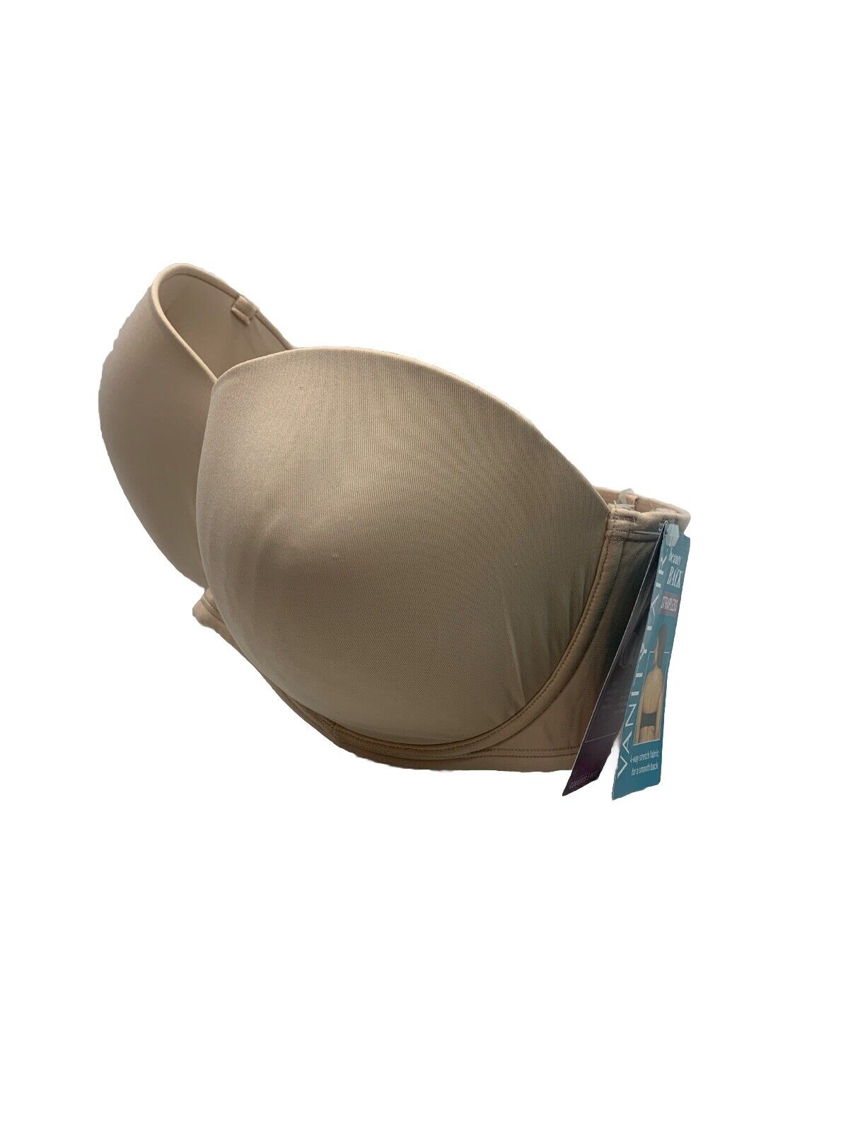 Vanity Fair Beauty Back Strapless Bra 74380 Size 38D 4-way Stretch Underwired