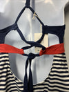 Carve Designs Stinson Womens Tankini Nylon Stretch Pullover Large Red White Blue