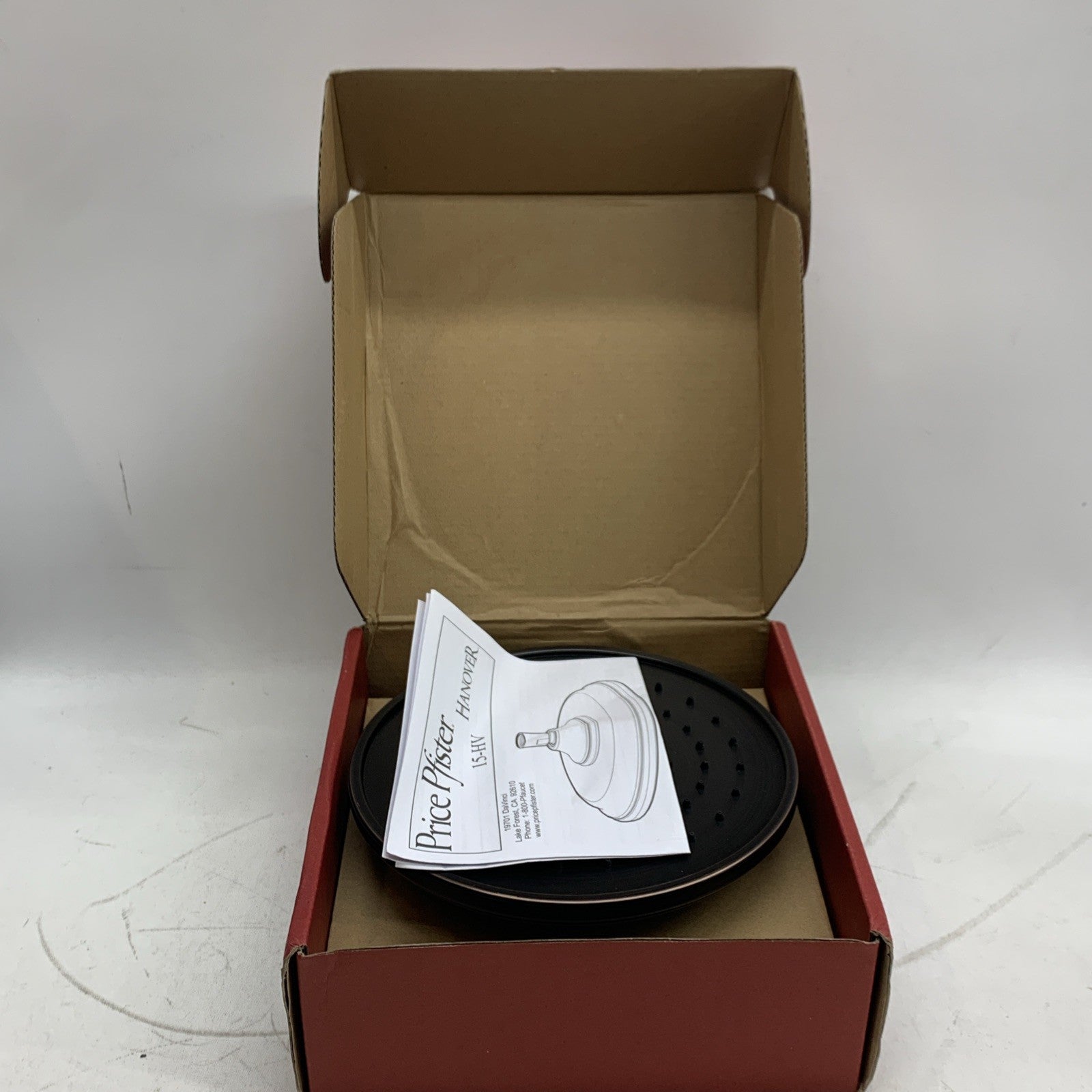 Pfister 015-HV1Y Hanover Shower Head Traditional 1.5GPM Round, Tuscan Bronze