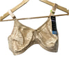 Bali Bra Size 38B Nude Double Support Lace Cool Comfort Wireless Support DF3372