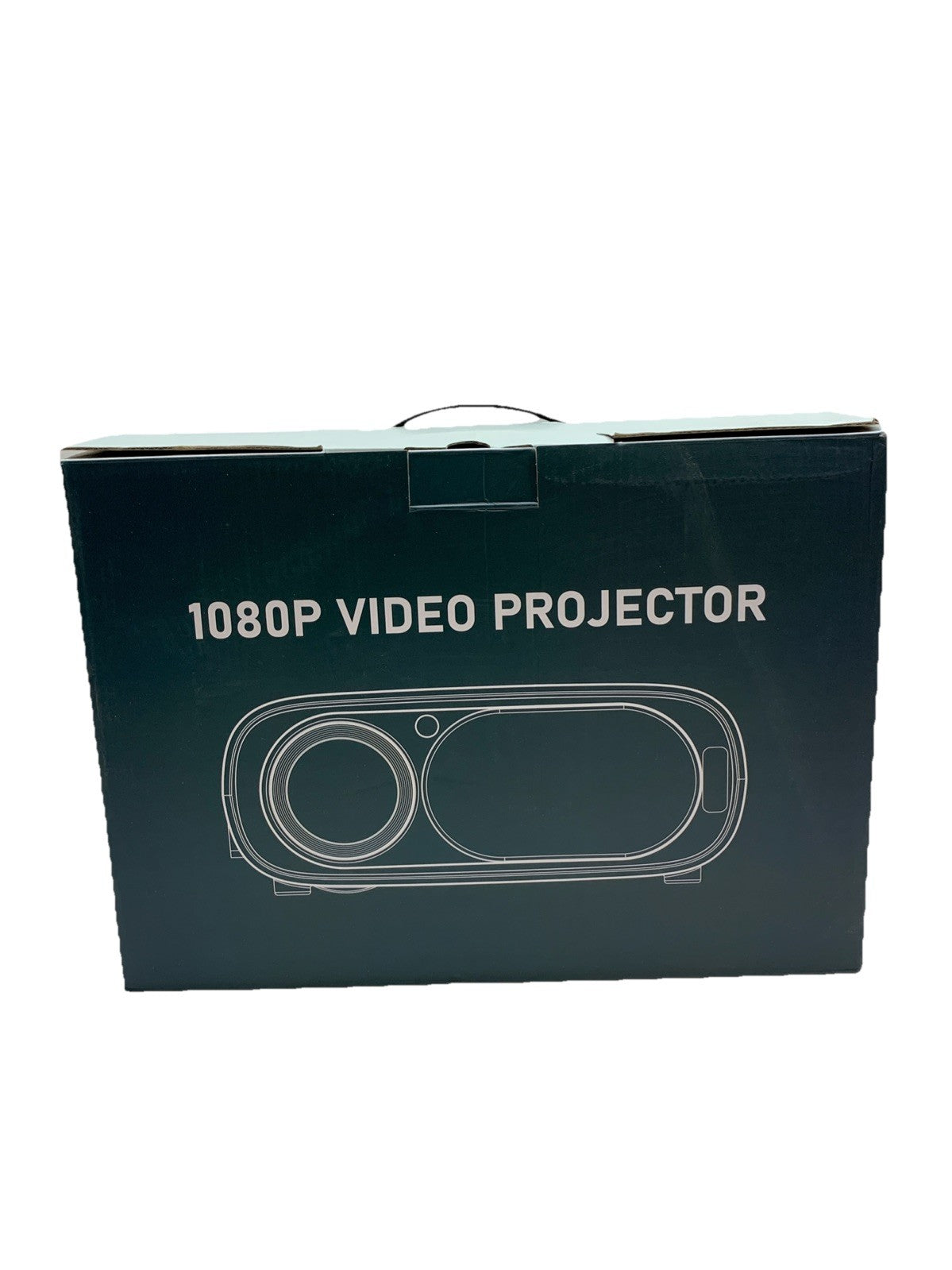 Projector [AI Auto Focus/Auto Lens Cap] Outdoor-Projector-4K with WiFi 6 White