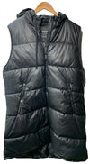 Urban Republic Women's Vest Sleeveless Quilted Full-zip with Hood and Pockets