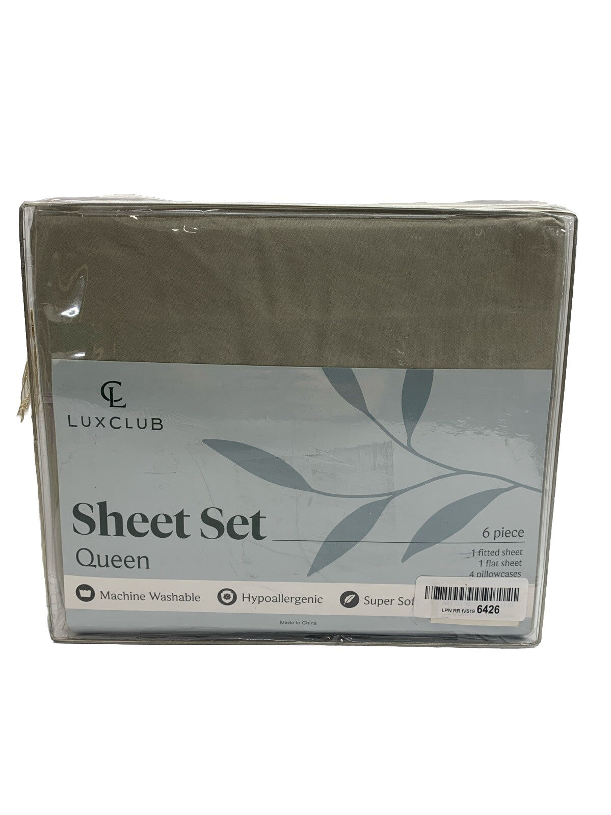 LuxClub Sheet Set Sheets Deep Pockets 18