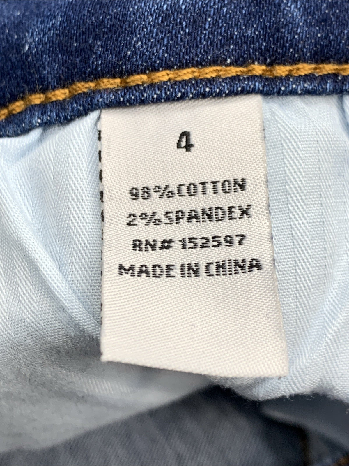 Resfeber Women's Ripped Boyfriend Jeans Stretch Skinny Jean Size 4 Long Pants