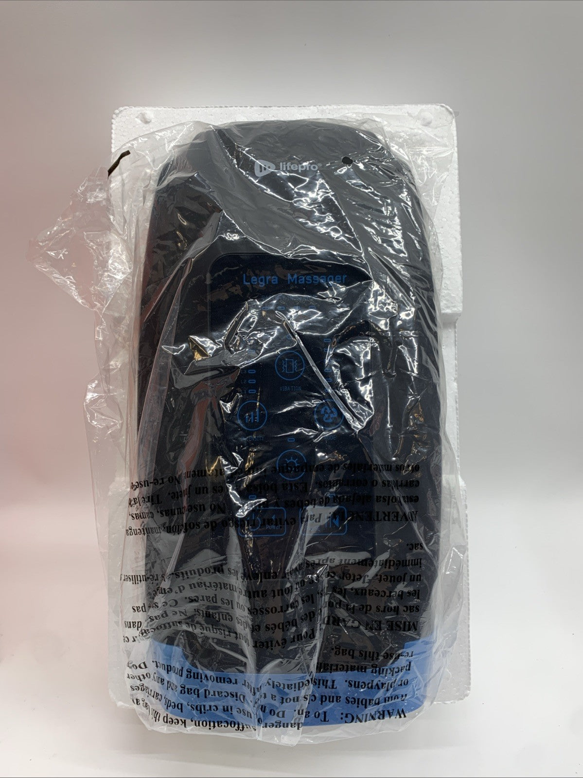 Lifepro Legra Hand Massager Portable With Heat And Compression LP-LGRPLS - Black