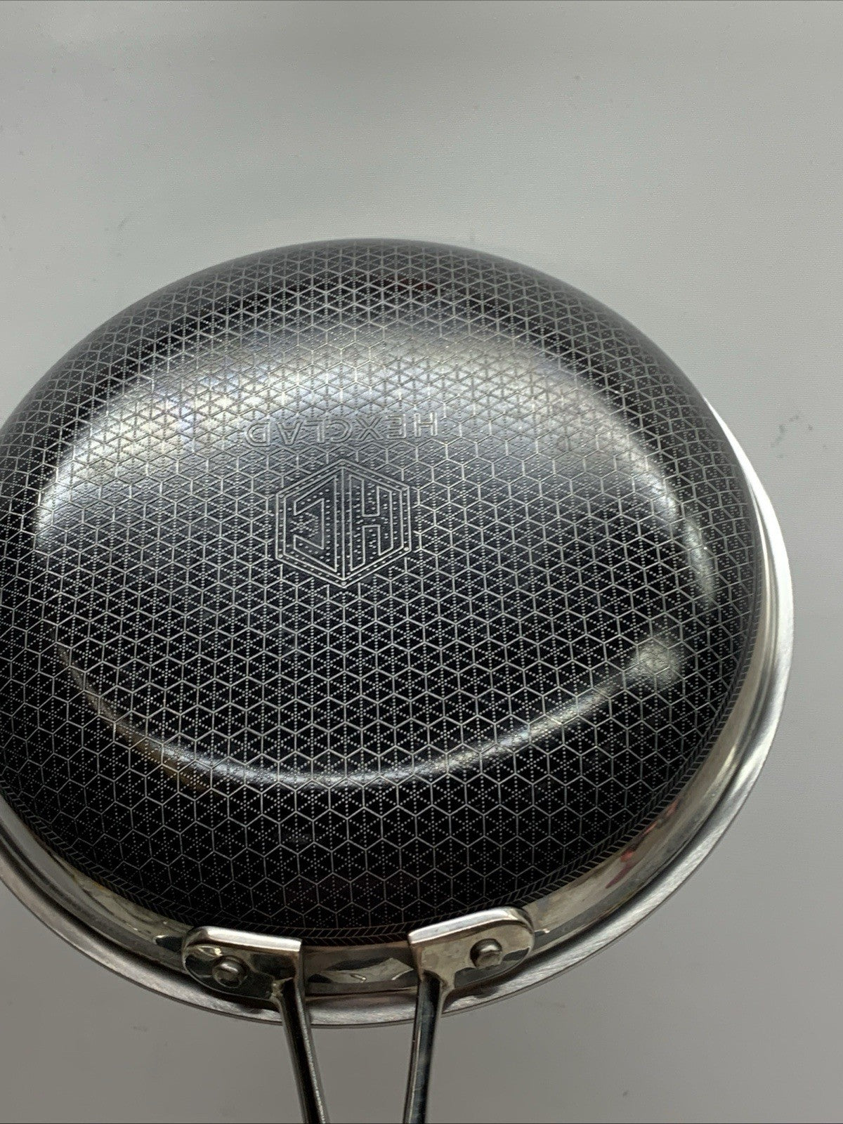 HexClad 7-Piece Cookware Fry Pan Set 8”  10”  12” Inch W/ Lids & 12” Wok - USED