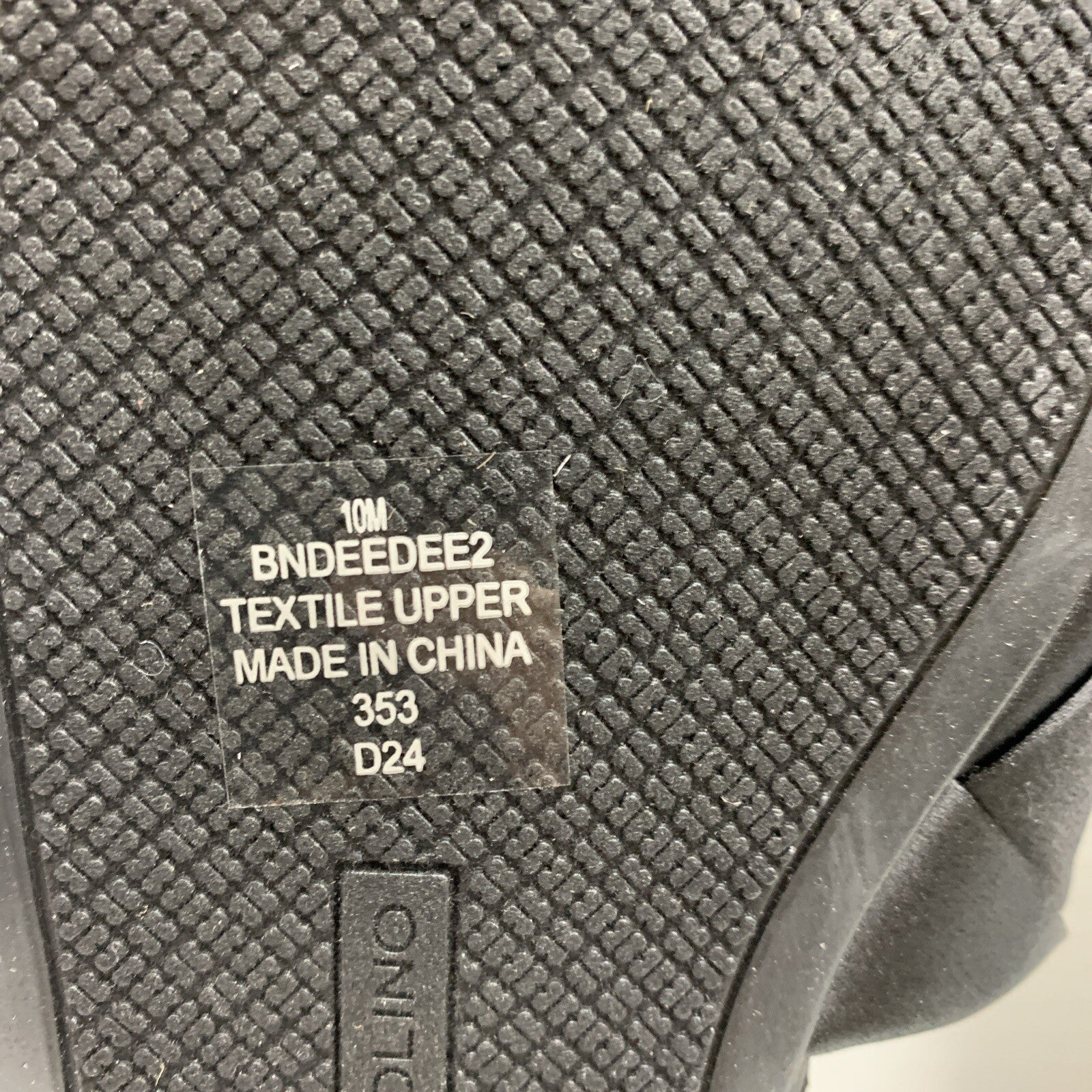 Bandolino Deedee Platform Sandal Black Size 10M Slipon Slipper BNDEEDEE2 Textile