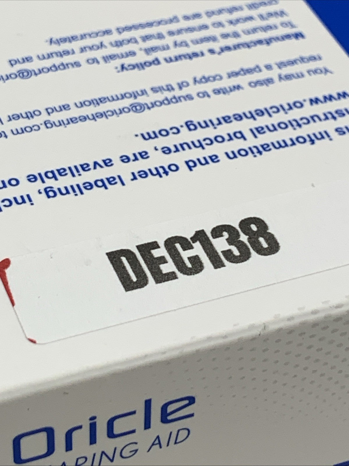 Oricle TrueFit Rechargeable Behind-The-Ear Hearing Aids JH-D26AT for Seniors