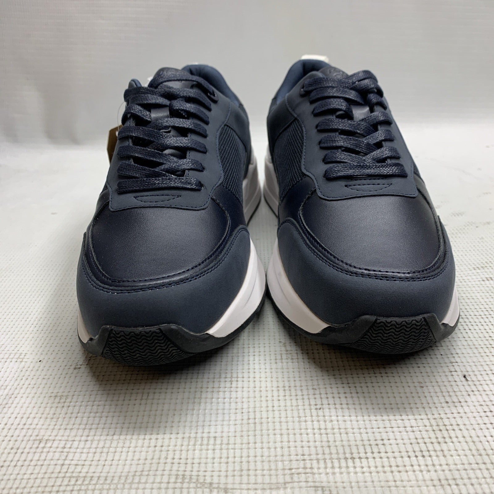 Project Cloud Men Shoe Kurt.A Navy/White Size 12 Lace-up Walking Sneaker Casual