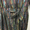 Rachel Zoe Mason Jumpsuit 0 Faux Wrap Metallic Party Wide Leg V-neck Colorful