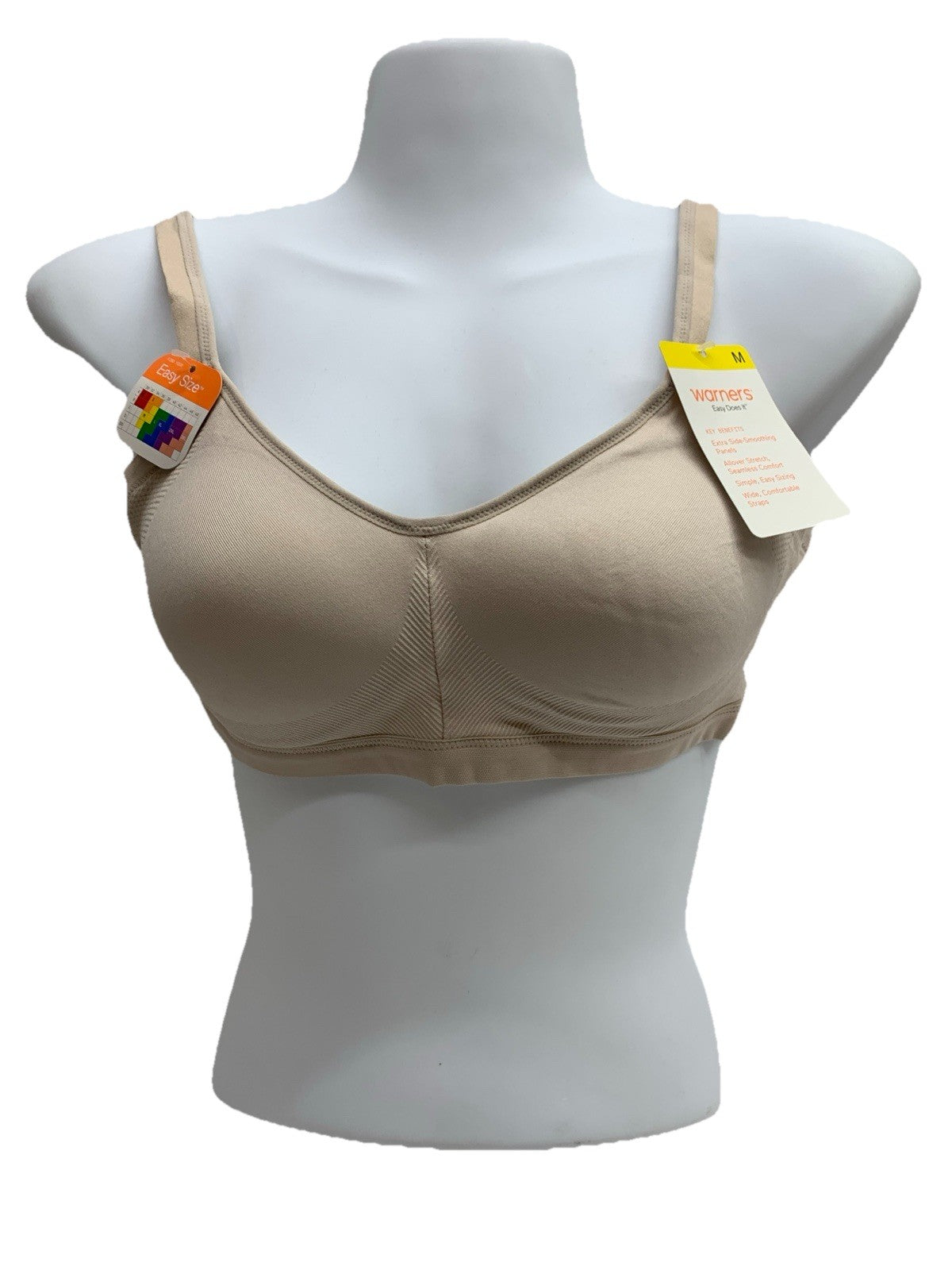 Warner's Womens Easy Does It Comfort RM3911A Bra Butterscotch Medium Wireless