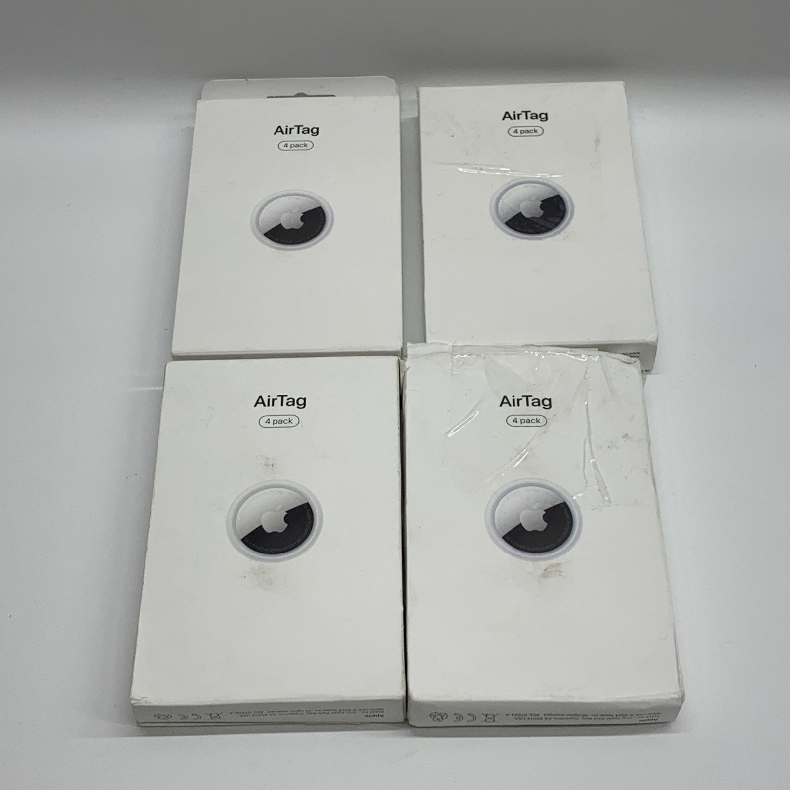 Apple MX542LL/A  AirTag Tracker for Keychain & Wallet 4-Pack Lot Of 4 (16 Total)