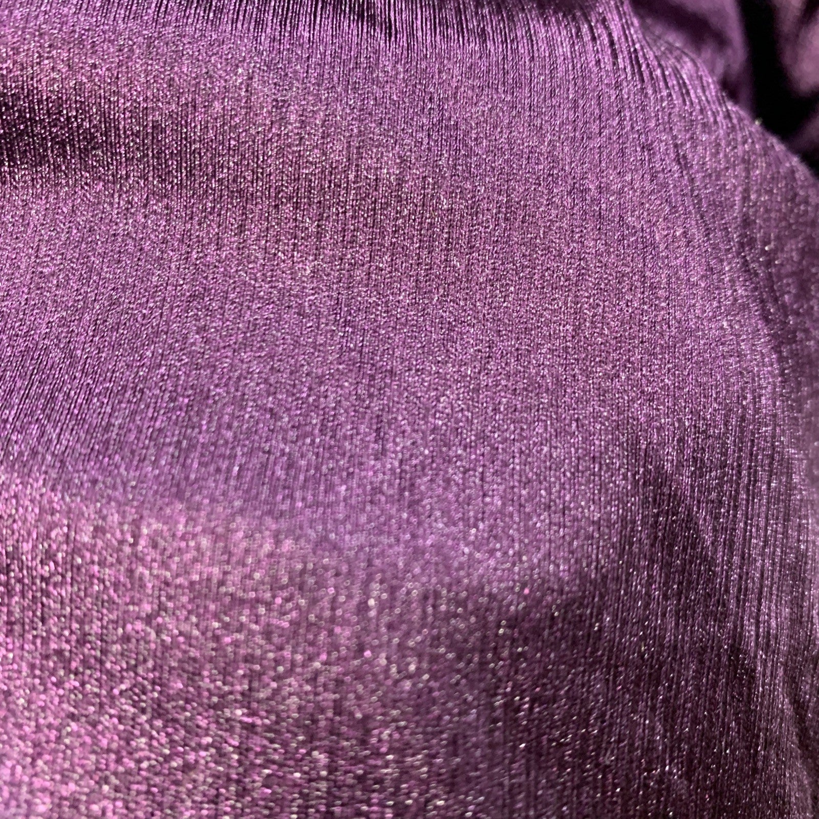 Popilush Women's Long Maxi Dress Shapewear Bodycon Ruched High-Slit Purple Large