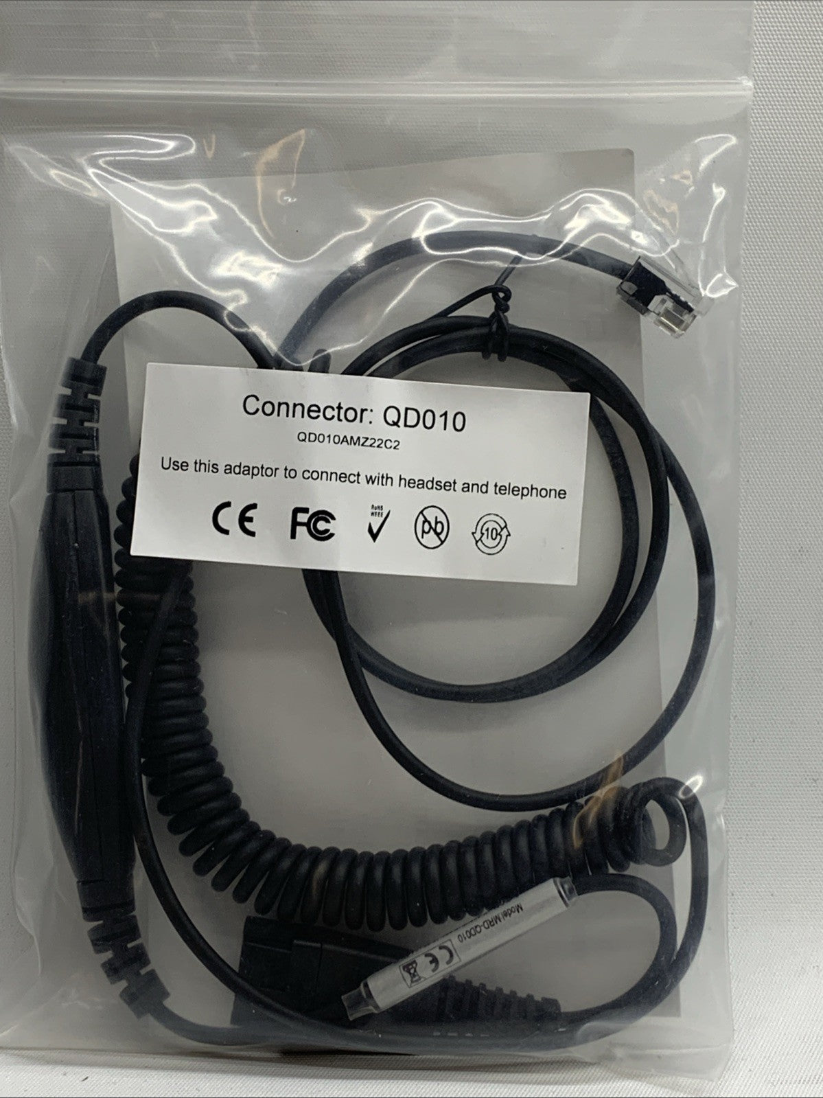 MAIRDI Call Center Headset Black with Microphone Noise Binaural M510SQD010007