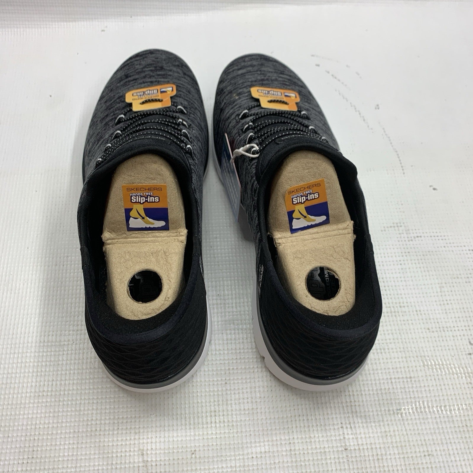 Skechers Women's Summits Dazzling Haze Slip-Ins Size 8.5 Black Low-top 1499378W