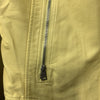 Levis Jacket Womens S Yellow Long Sleeve Moto Biker Cafe Racer Zip Coat LW1RU538