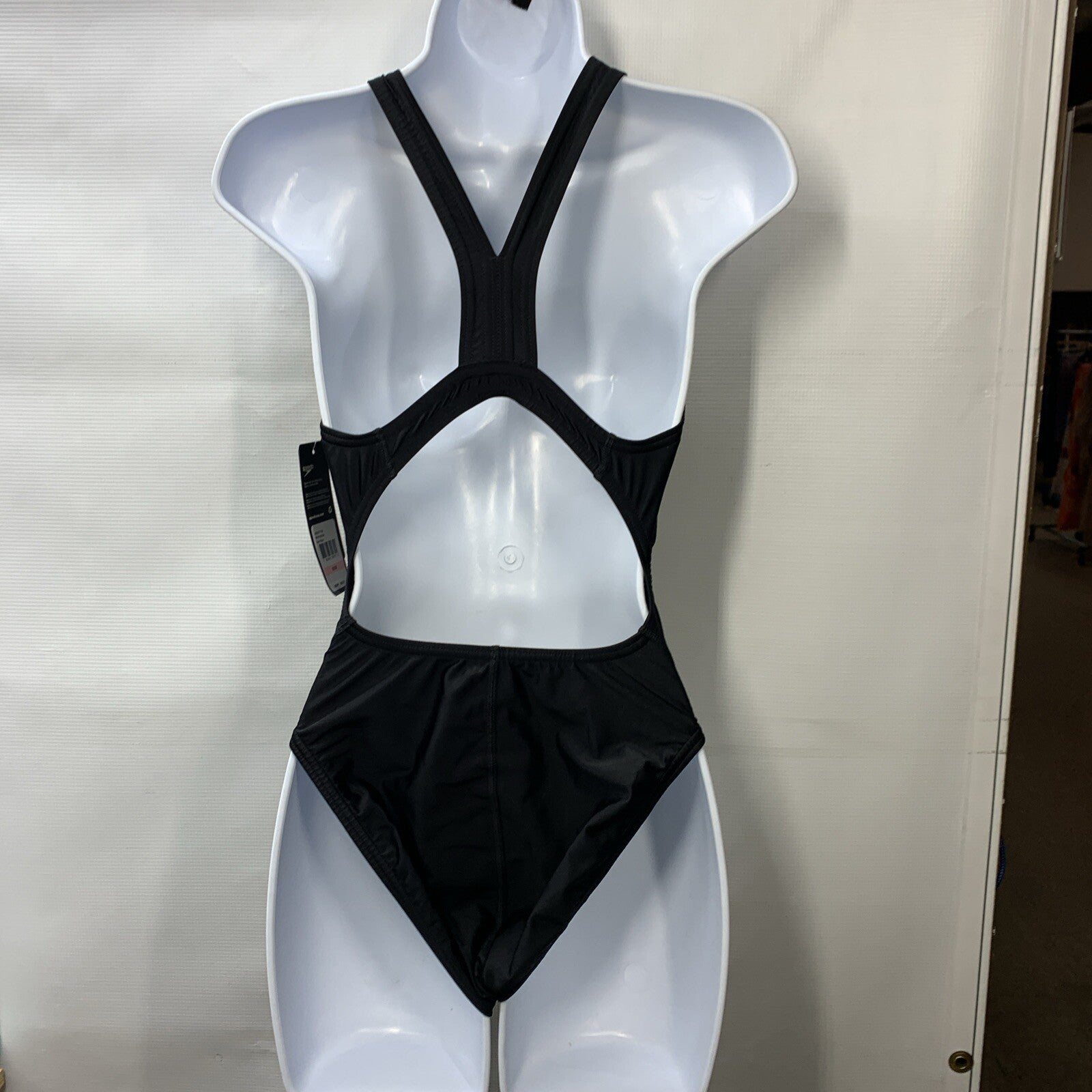 Speedo NWT Women's Swimsuit Athletic One Piece Pro lt Super Pro Black Size 10/36