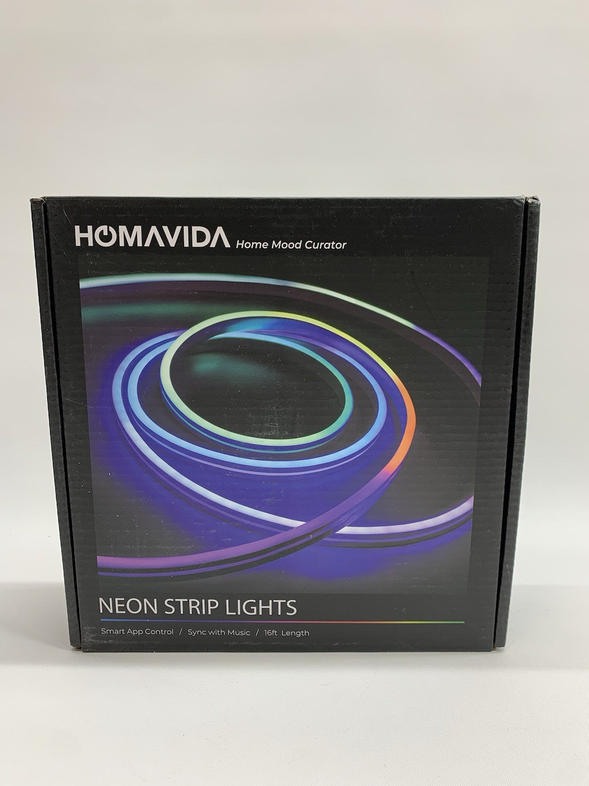 Led Neon Rope Lights 16.4’ Rgb Led Strip Lights with App/Remote Control - 2 Pack