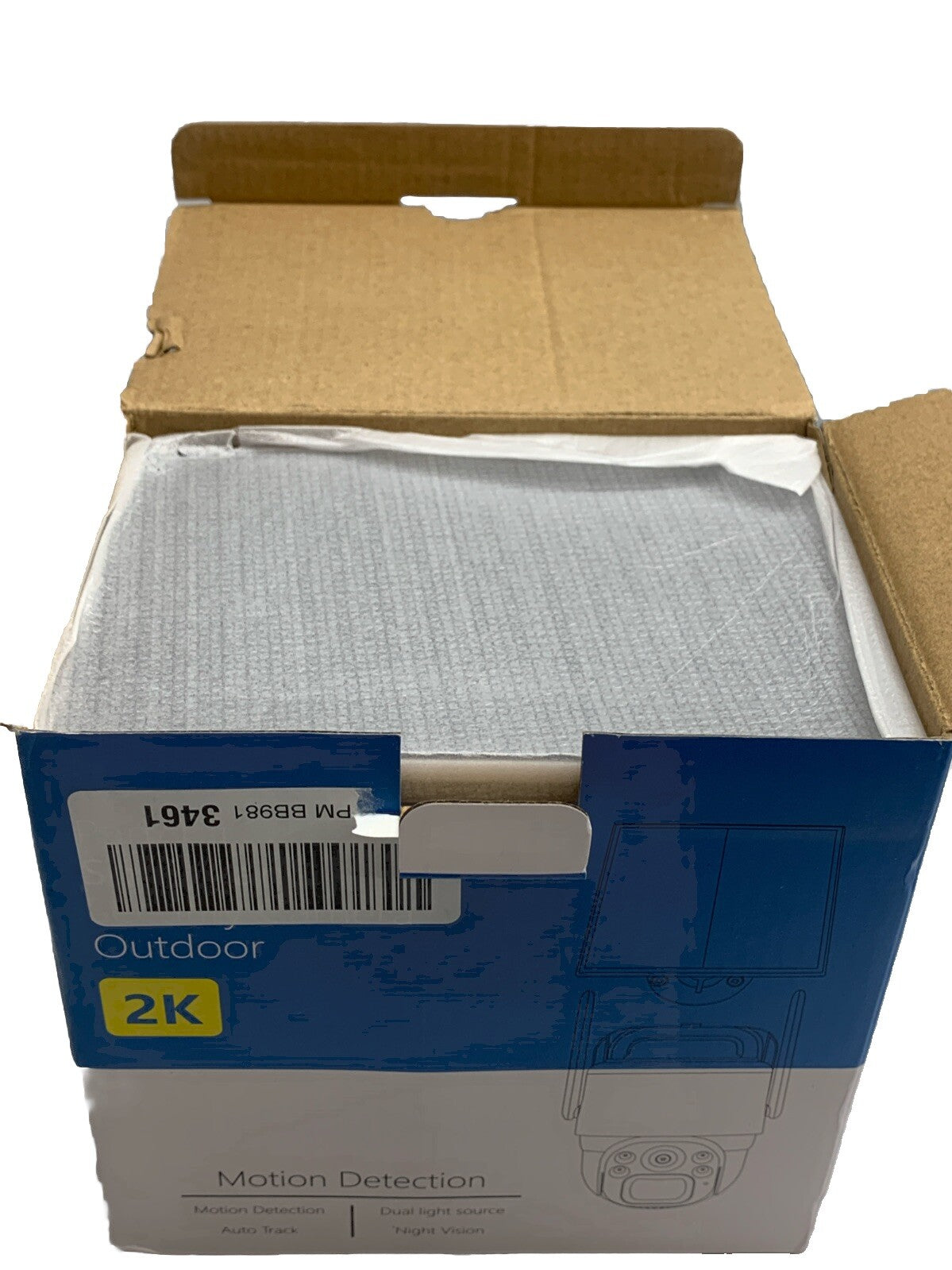 Wireless Solar Battery Powered Wifi Outdoor Home Security Camera System Rotating