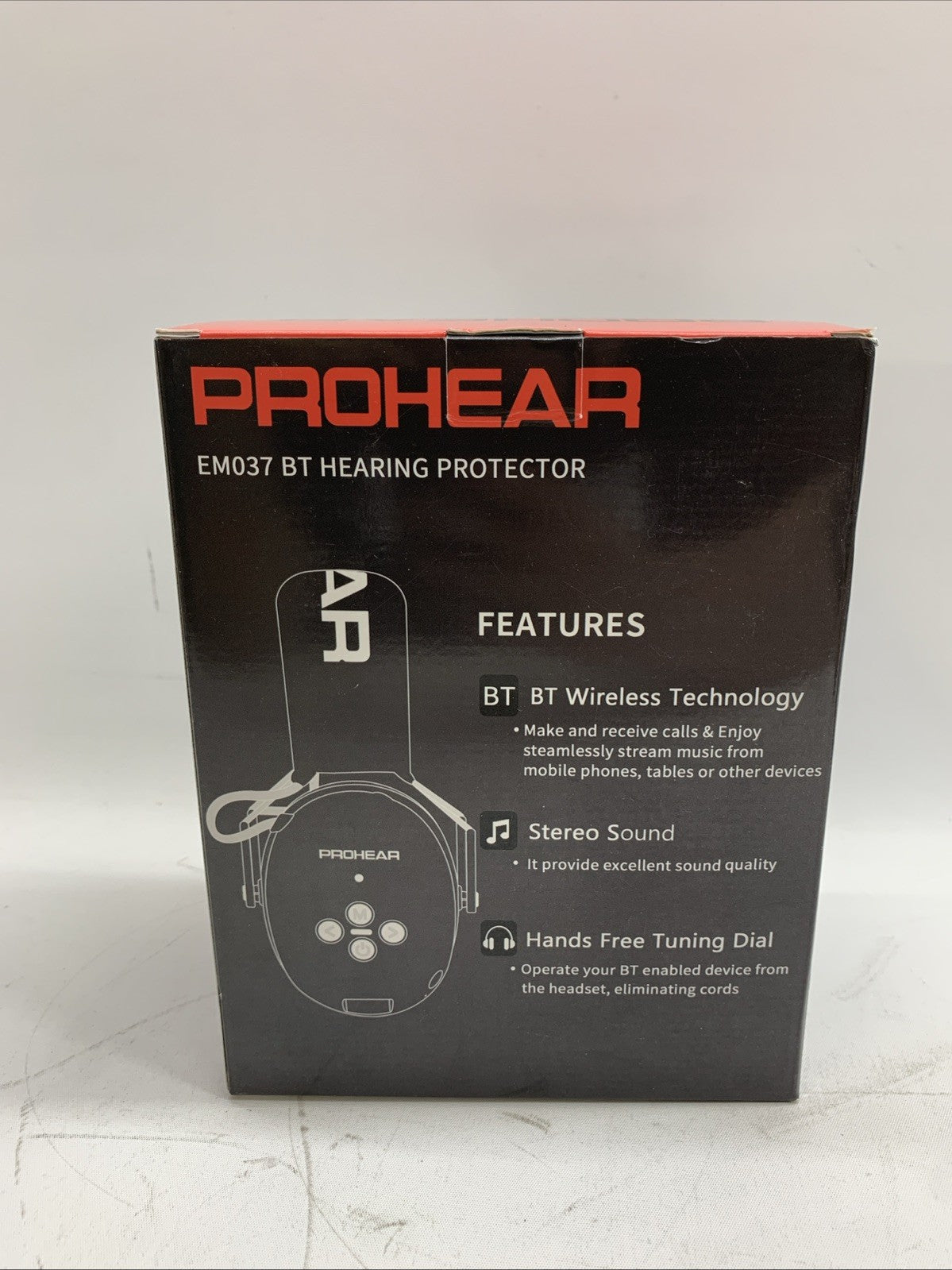 PROHEAR 037 Bluetooth BT Hearing Protection Headphone Rechargeable Battery 30dB