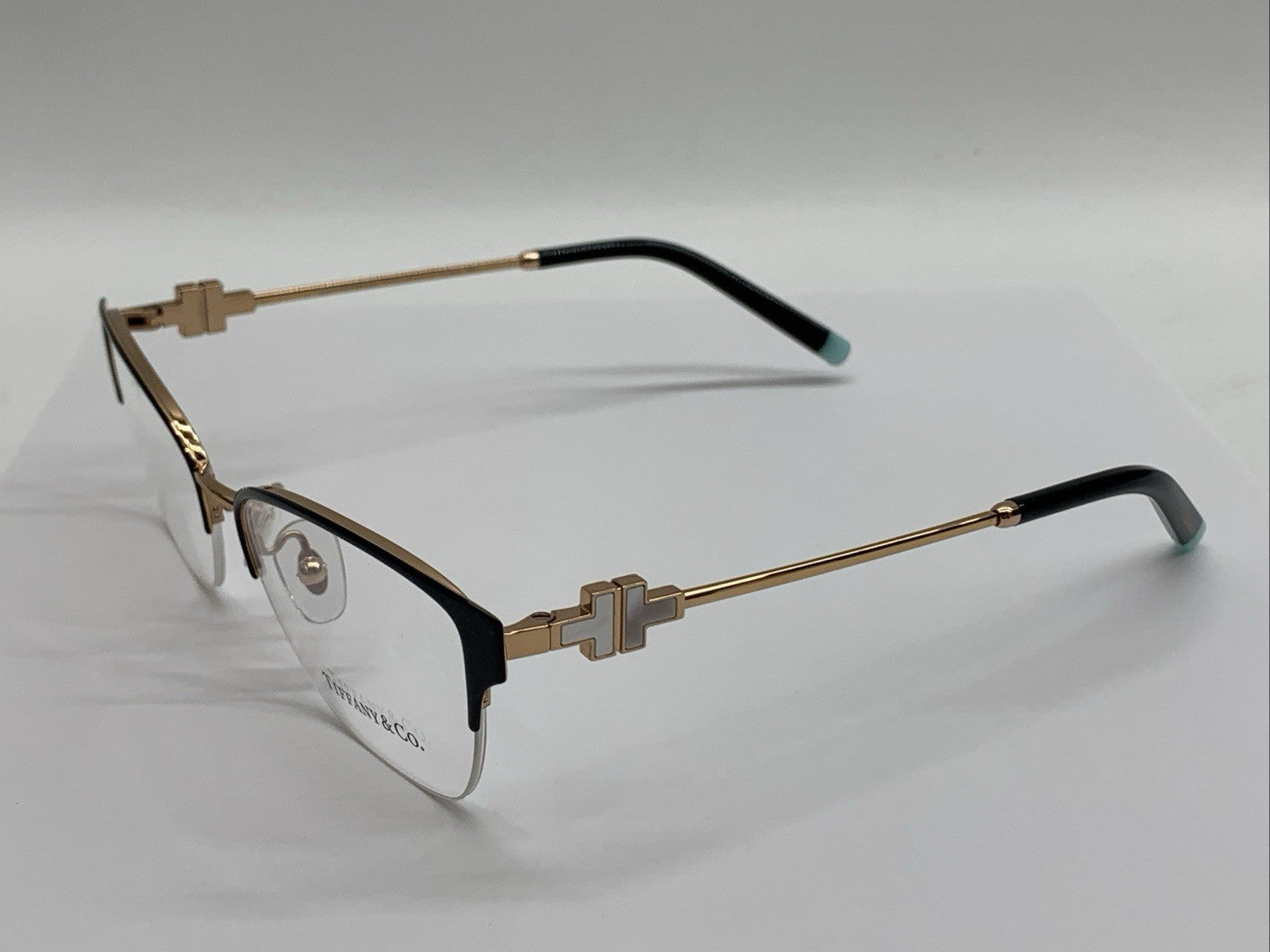 Tiffany & Co Eyeglasses Frames TF1141 6122 Black Rose Gold MOP 54-15-140 Stylish
