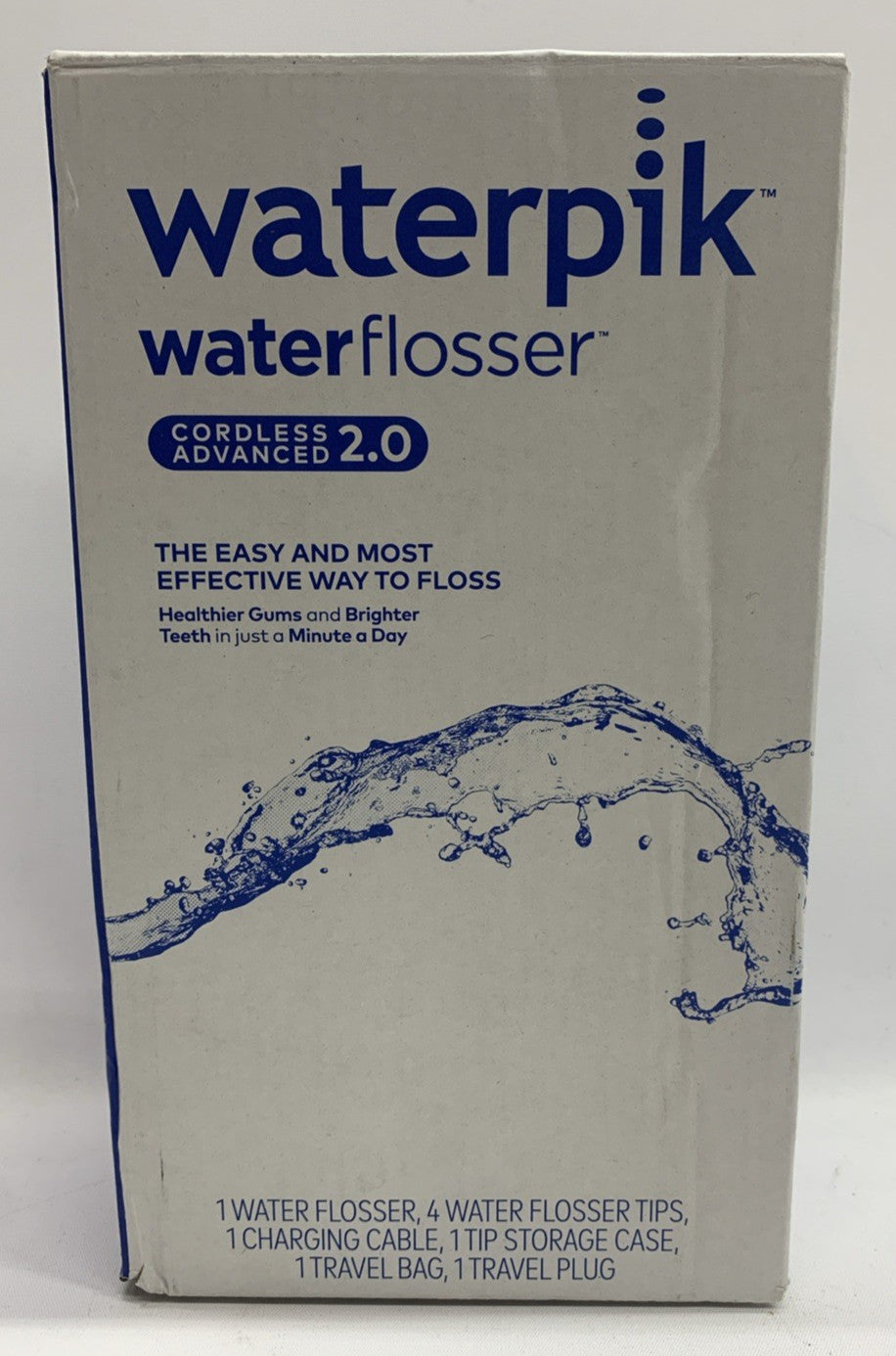 Waterpik Cordless Advanced 2.0 Water Flosser Portable For Teeth, Gums, Braces,