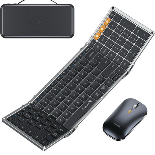 ProtoArc XKM01 Foldable Full-size Keyboard and Mouse Combo for Business Travel