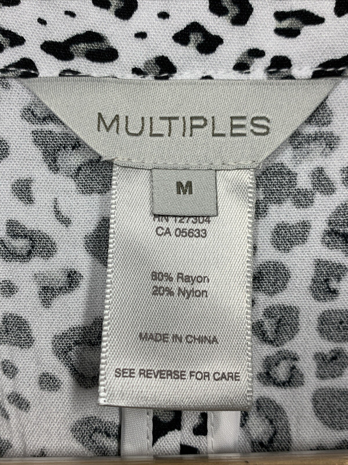 MULTIPLES Women's Tucked Cuff Three Quarters Sleeve Lapel Front Jacket Size M