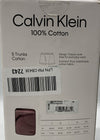 CALVIN KLEIN Men's Cotton Classic Fit Trunks 5 Colors Medium NB1897935 - 5- Pack