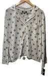 DKNY Long Sleeve Notch Shorty Sleeping PJ Set Gray Size medium with Pockets