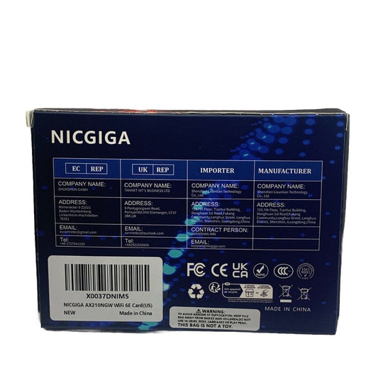 Intel Wi-Fi 6E AX210NGW NGFF 802.11AX 2400Mbps Dual Band Wifi Card Bluetooth 5.2