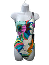 La Blanca Women's Standard Shoulder One Piece Swimsuit Size 10 Swimwear Floral