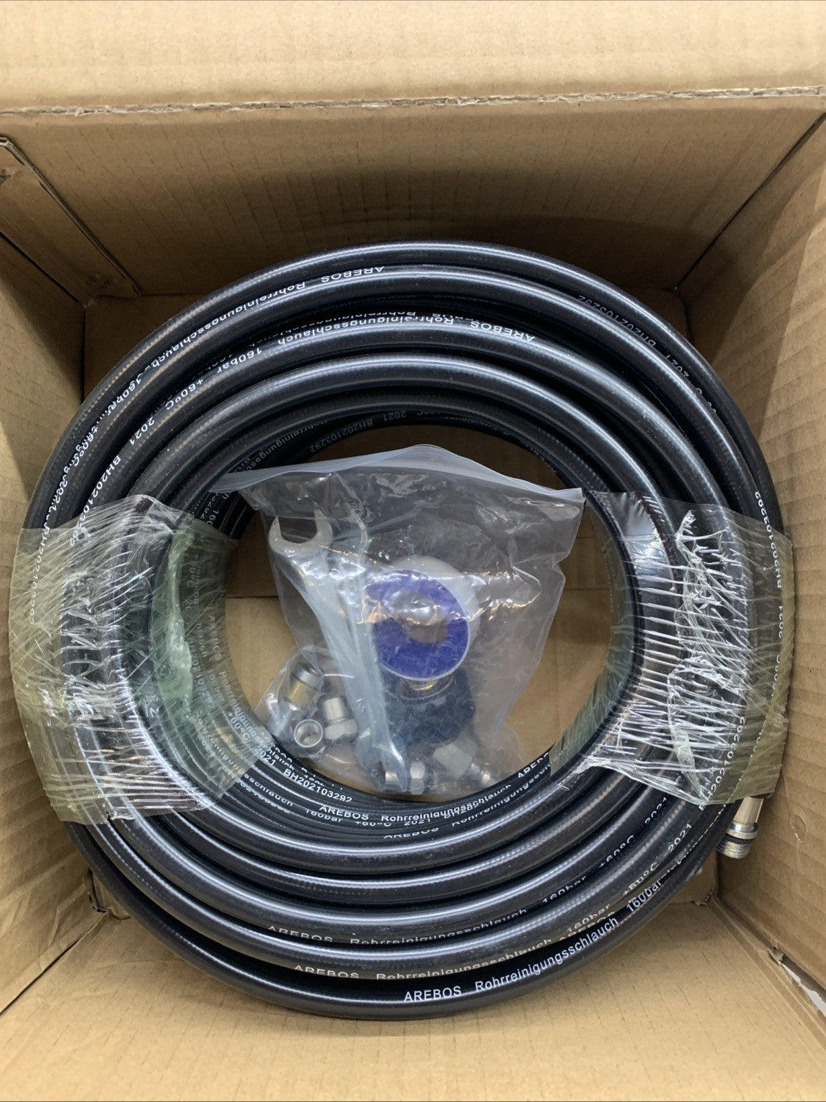 AREBOS ROHRREININGUNGSCHLAUCH 160 Bar 2021 BH202103292 Sewer Jetter Kit 100’