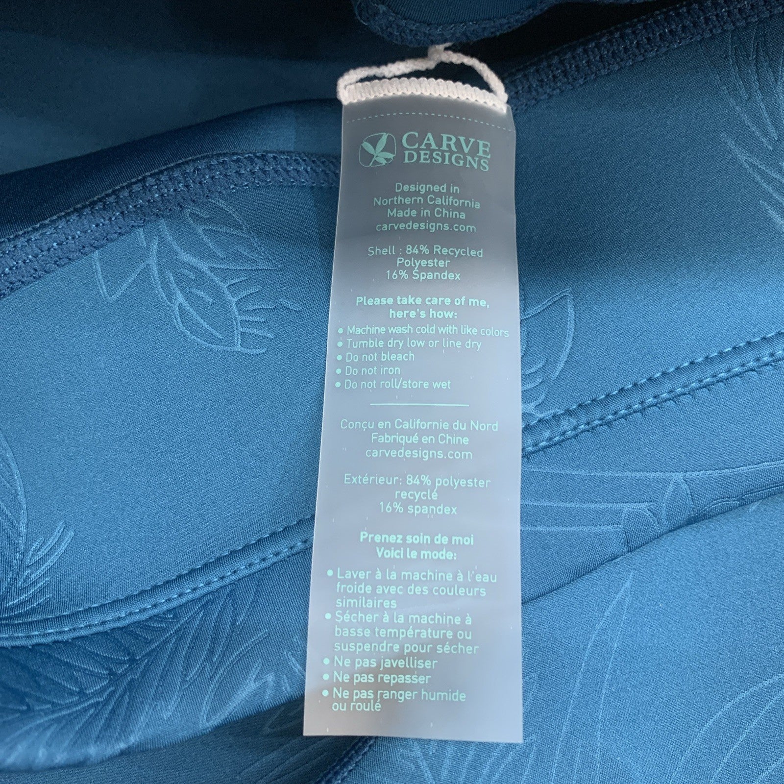 Carve Designs Women's Platte Short BBPS20-613 Size XS Azul Pull On Swimwear