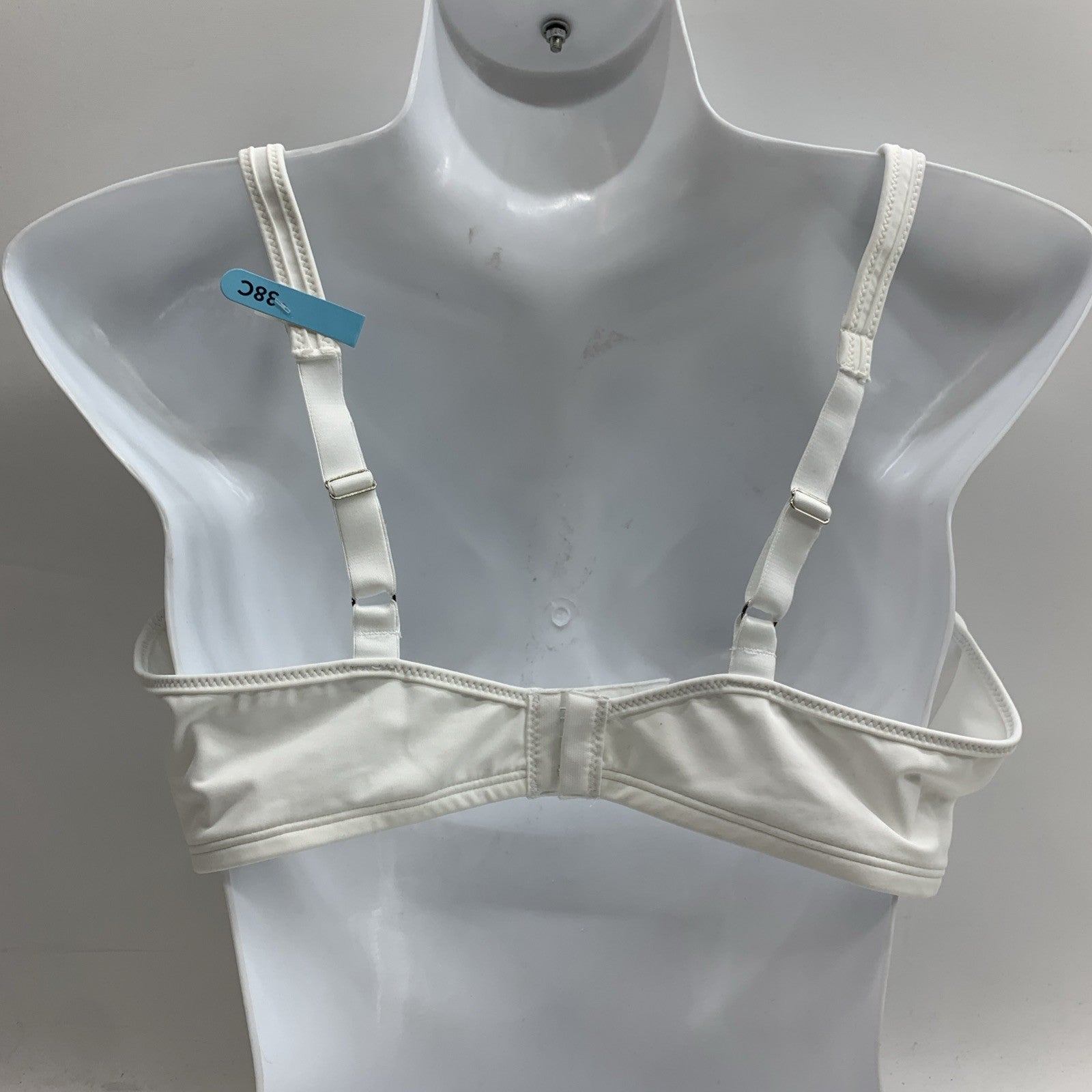 Bali Passion-4-Comfort Minimizer Bra UW White Sze 38C Comfort Seamless Underwire