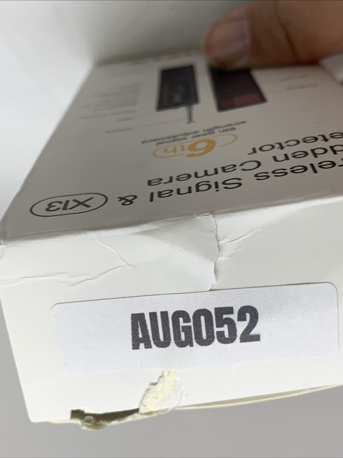 X13 Wireless Signal & Hidden Camera Detector Anti-Spy 6th Gear Signal Scanner