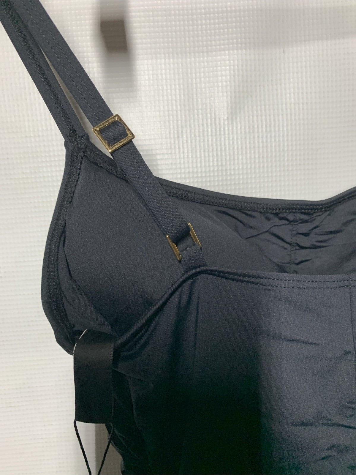 La Blanca Women's One Piece Swimsuit Island Goddess Shirred Side Bathing Size 8