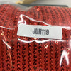 Grace Karin Womens Sequin One Shoulder Dress Party Cocktail Wedding Size M Red