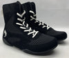 Venum Contender Mens 8.5 High Top Boxing/MMA Shoes Black/White Mid-cut Lace-up