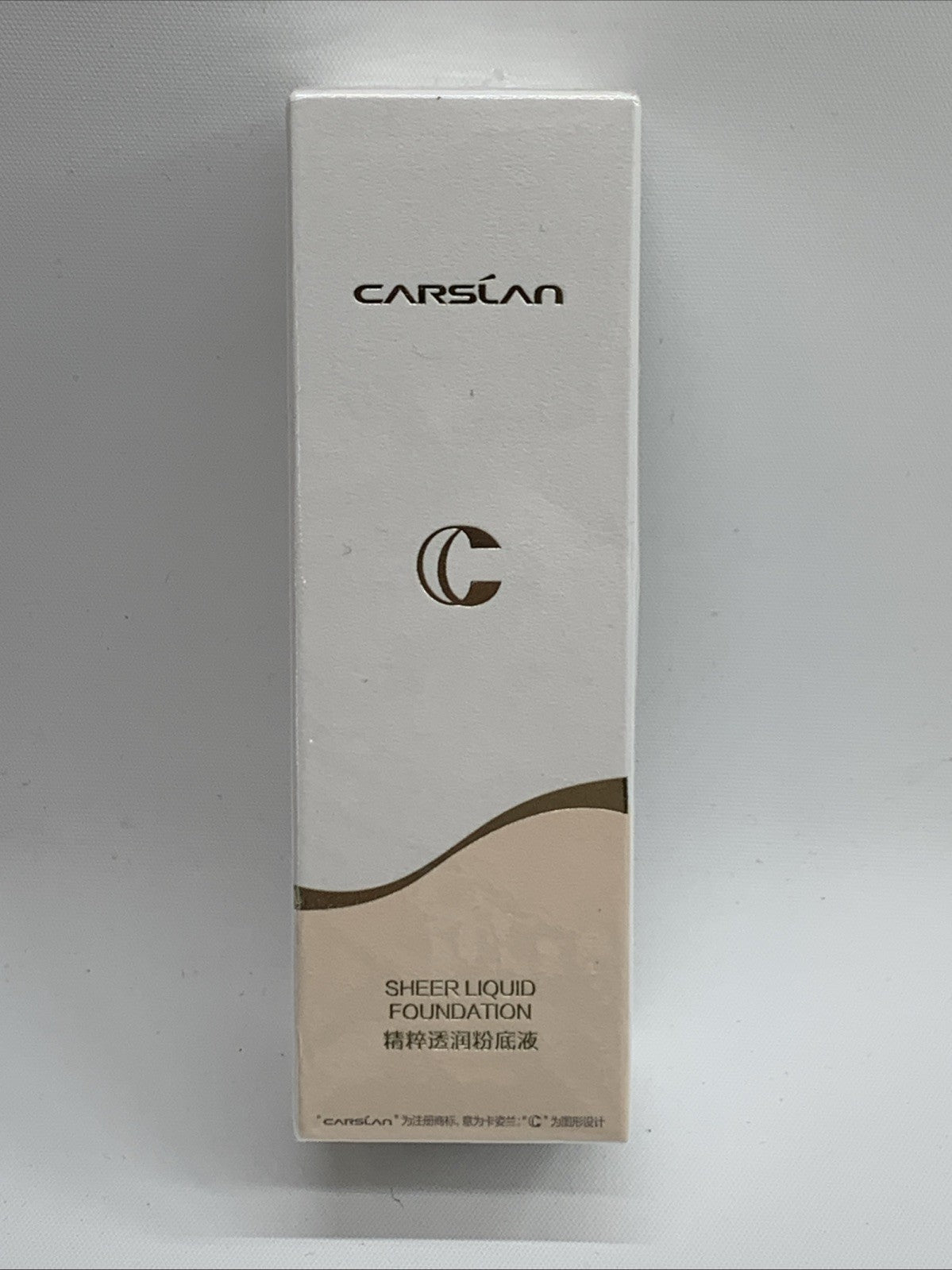 Carslan Sheer Liquid Foundation W/ Hydrating Serum 24H Lasting P02 Classic Ivory