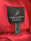 Adrianna Papell Womens Knit Crepe Short Dress Size 8 Red Short Sleeve AP1D105268