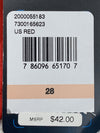 Speedo Power Flex Eco Red One Piece Man's Boys Male Swimwear Bottom 28 Underwear
