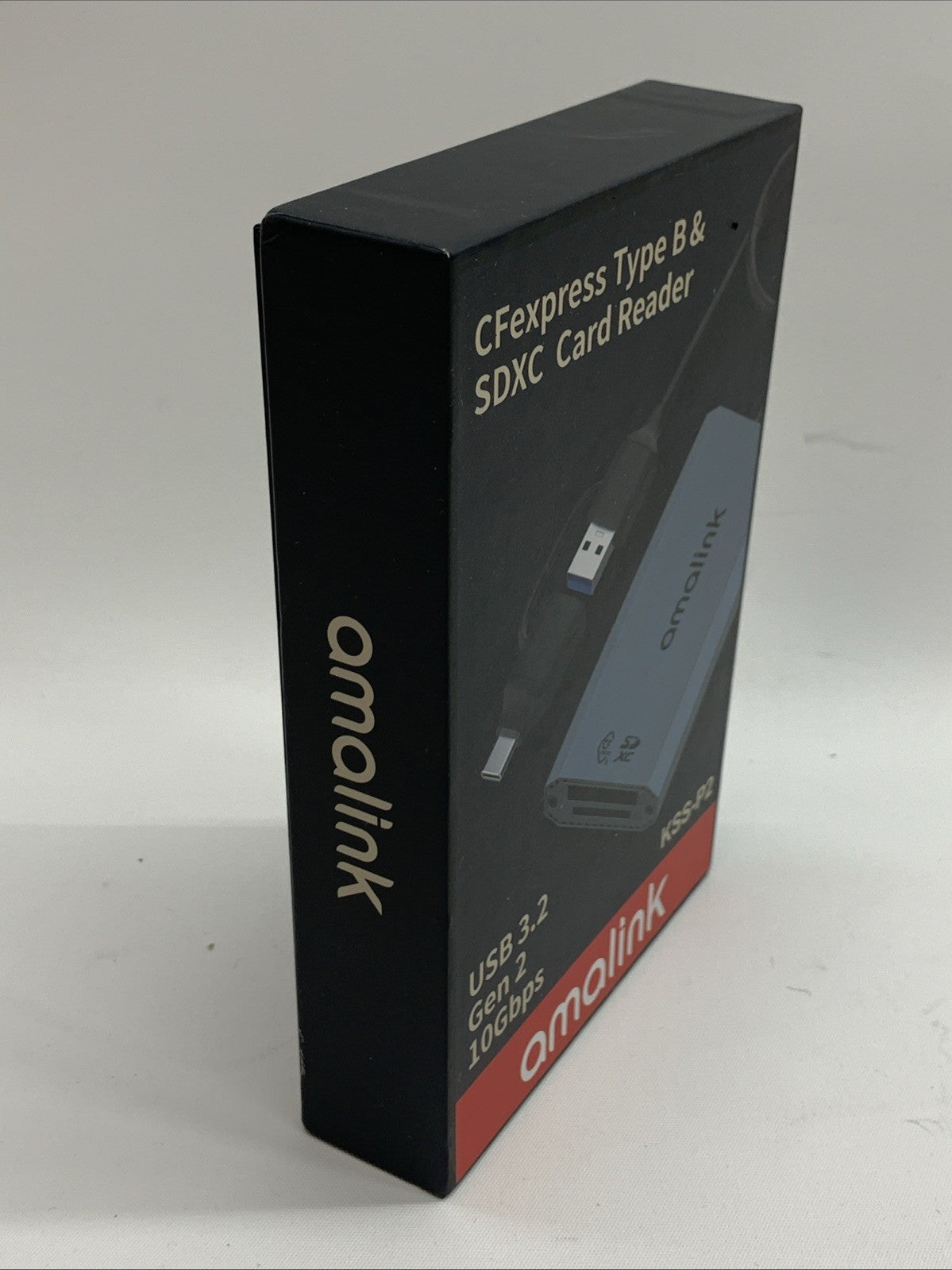 CFexpress Type B/SD USB 3.2 Gen 2 Card Reader - Dual Slot Adapter with USB-C