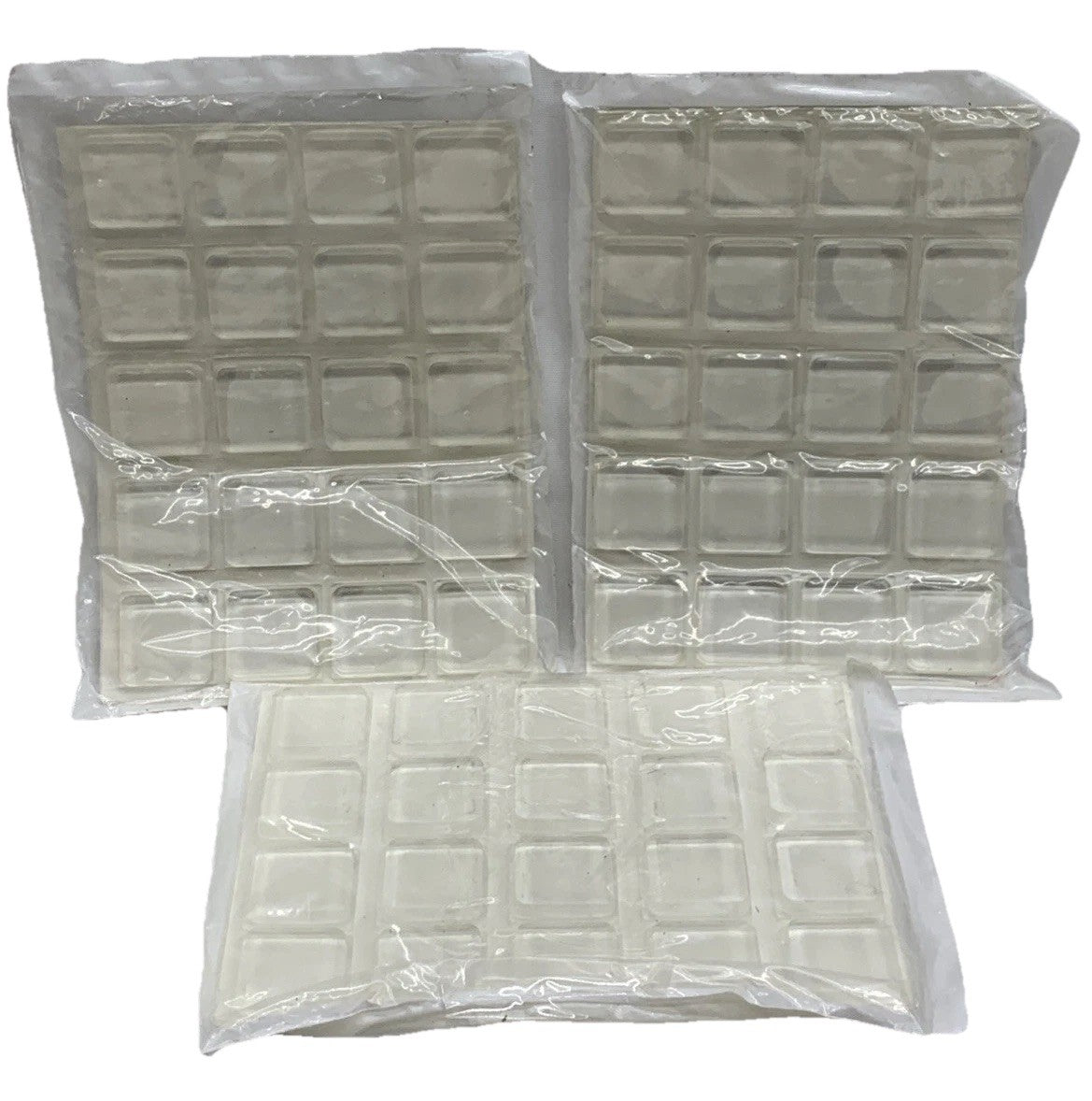 Clear Rubber Bumpers Rubber Feet for Cutting Boards Glass Table 20pcs - Lot Of 3