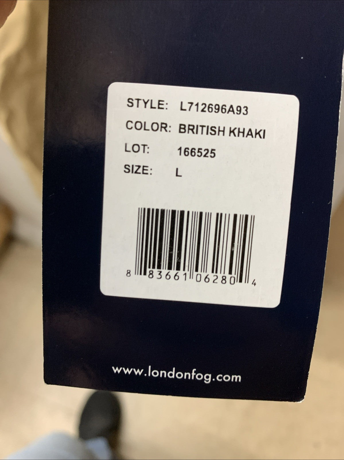 London Fog Women's British Khaki Hooded Double Breasted Trench Coat Size Large