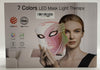 7 Colors Led Face Mask Light Therapy Red Light Skin Facial Wrinkle Anti-Aging US