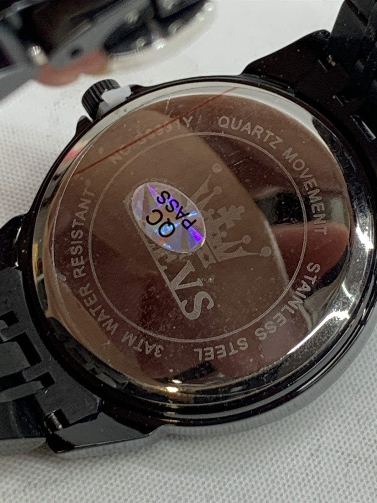 OLEVS Watch for Men Diamond Business Dress Analog Quartz Stainless Steel Waterpr