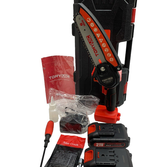 Mini Chainsaw 6 Inch Cordless, Light Electric Small Handheld Chainsaw TY-601 21V