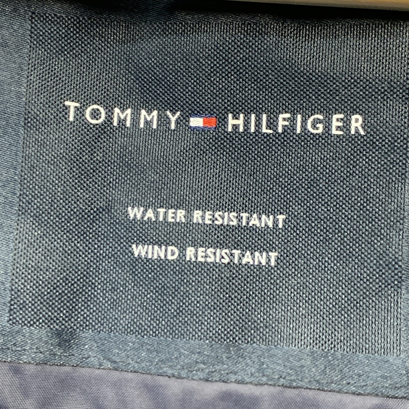 Tommy Hilfiger Mens Lightweight Breathable Waterproof Hooded Rain Jacket Sz - XL