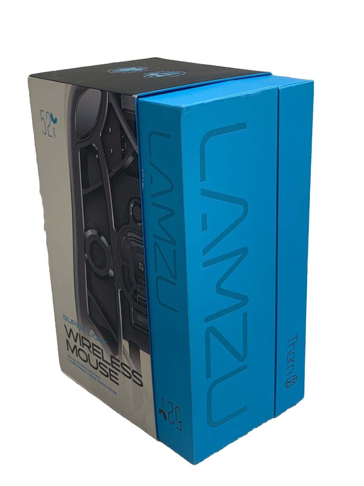 Lamzu Thorn Gaming Maus White Mouse Super Light No Delay 2.4 Ghz Wireless/Wired